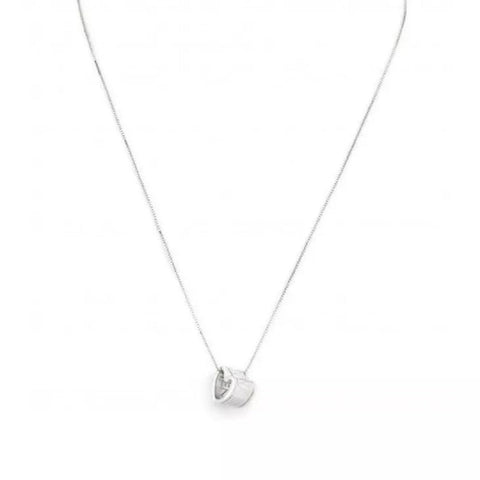 AMEN Collana Donna Love PCUB – Argento 925 con Charm a Cuore, Elegante e Raffinata, PCUB