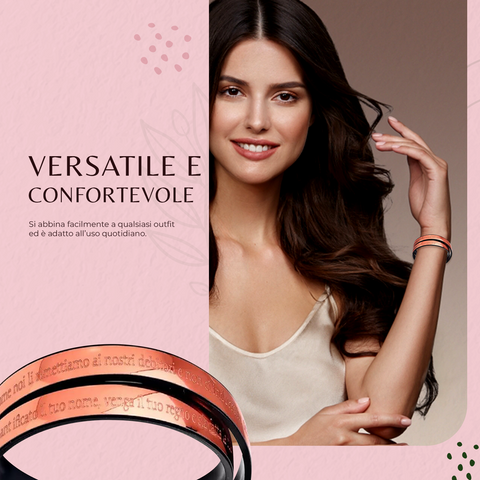 AMEN Bracciale Religioso in Argento 925 con Chiusura Magnetica – Elegante e Moderno per Donna, TPNIT27