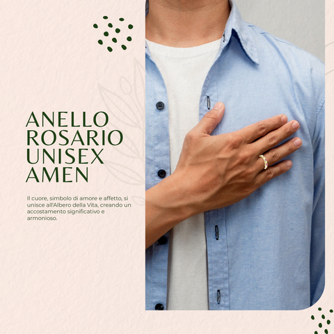 AMEN Anello Donna Eternity in Silber 925 mit weißen Zirkonen - AROBB