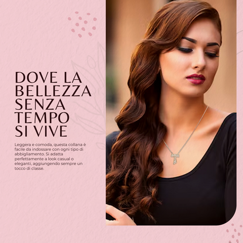 AMEN Collana Donna Argento 925 Finitura Oro Rosa - CRCZR3T
