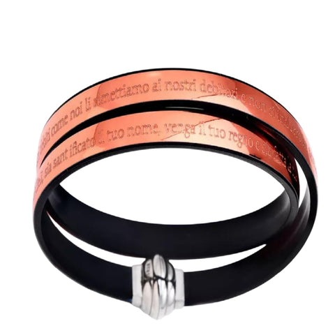 AMEN Bracciale Religioso in Argento 925 con Chiusura Magnetica – Elegante e Moderno per Donna, TPNIT27