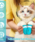 Cat Muzzle Anti-Bite Breathable Protective Space Hood Mask Cover Muzzle Helmet Cat Grooming Transparent Space Hood Pets Supplies
